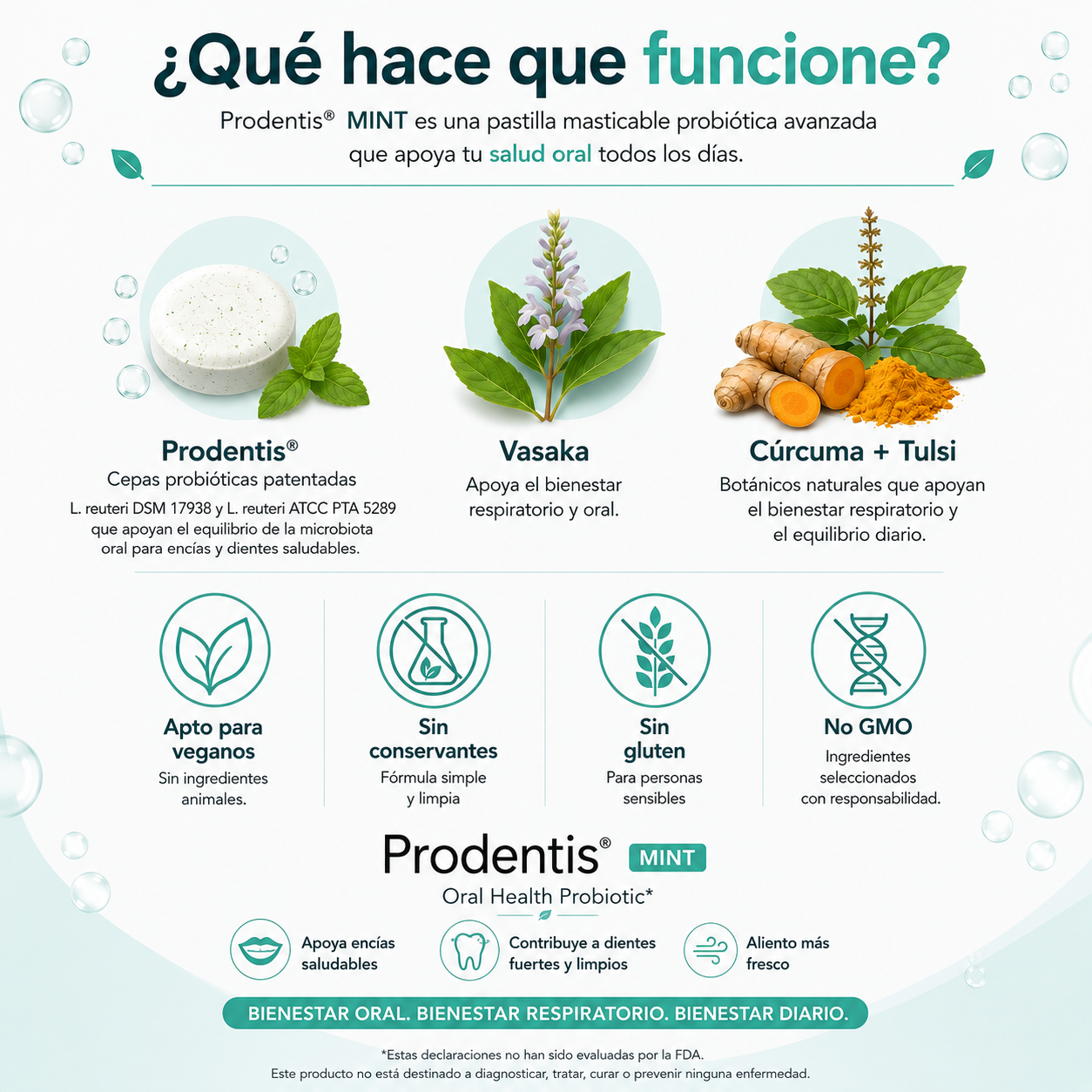 Prodentis | Probiotico para la salud oral