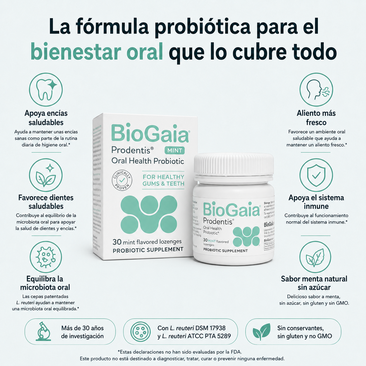 Prodentis | Probiotico para la salud oral