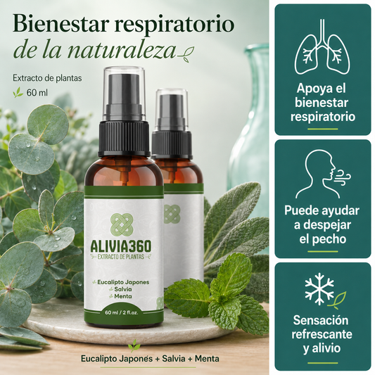 Alivia360 | Apoyo Natural Respiratorio