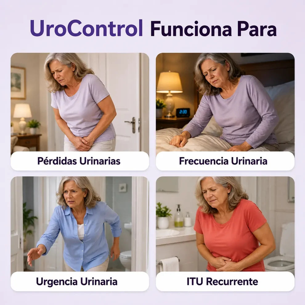 Urocontrol | Apoyo Natural para Vejiga, Riñones y Salud Urinaria Femenina