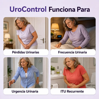 Urocontrol | Apoyo Natural para Vejiga, Riñones y Salud Urinaria Femenina